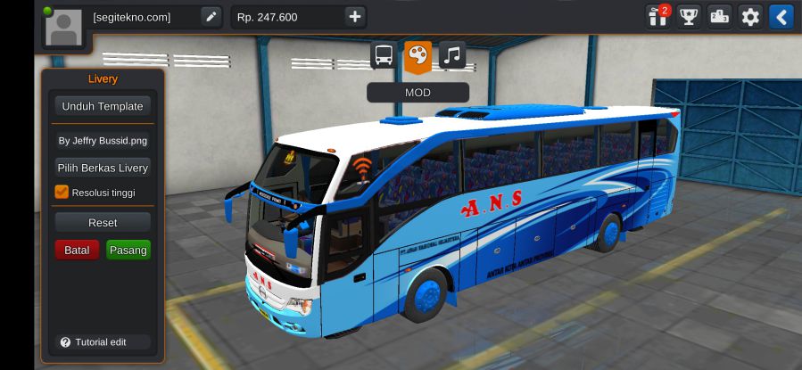 Download Mod Bussid Bus AKAP ANS MGPT