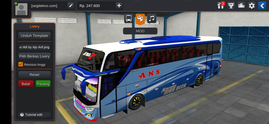 Download Mod Bussid Bus AKAP ANS SHD