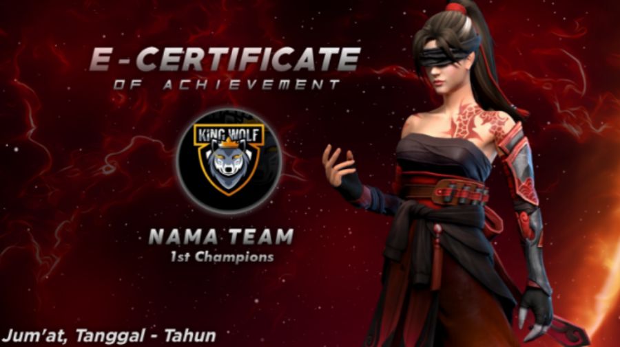 Mentahan Sertifikat FF Juara 2