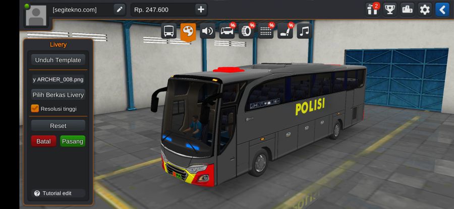 Download Mod Bussid Bus Polisi