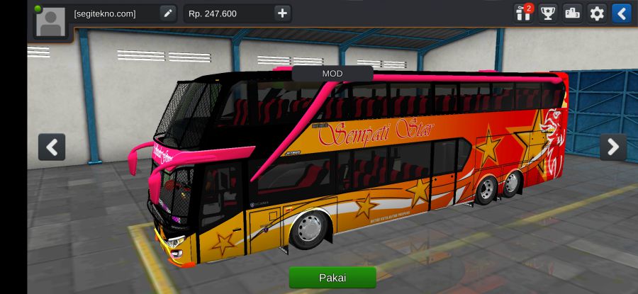 Mod Bussid Sempati Star SDD