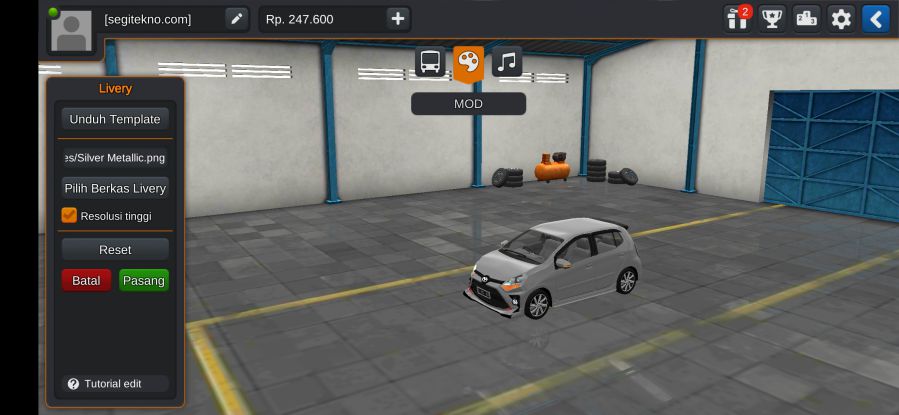 Download Mod Bussid Agya Standar
