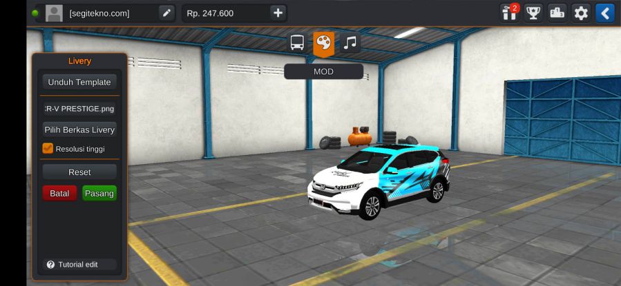 Download Mod Bussid CR-V Modif