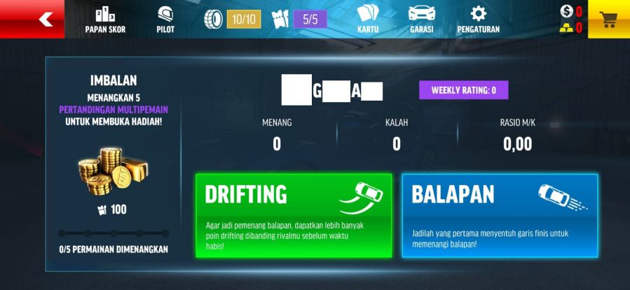 Cara Menghubungkan Akun Game Drift Max Pro ke Facebook