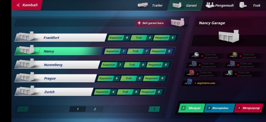 Truckers Of Europe 3 Mod Apk Unlock All Garasi