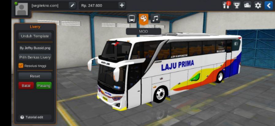 Download Mod Bussid HD Laju Prima
