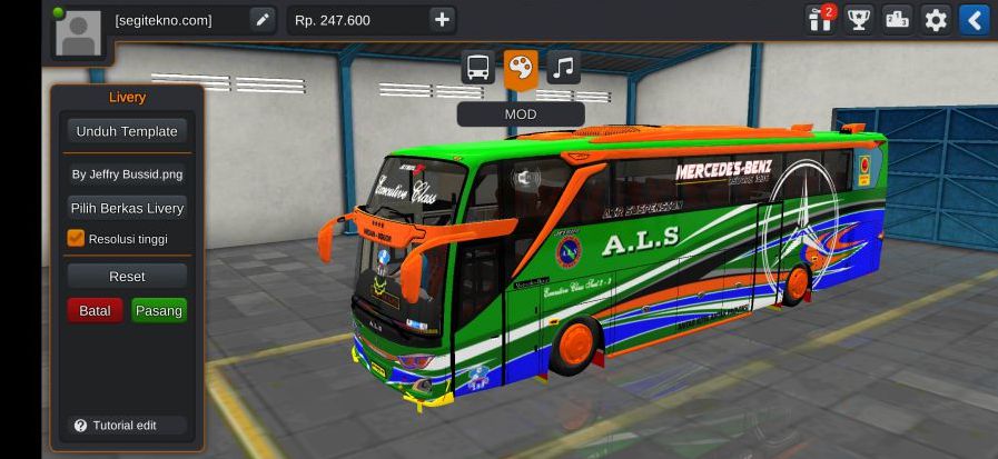 Download Mod Bussid SHD ALS Mercy