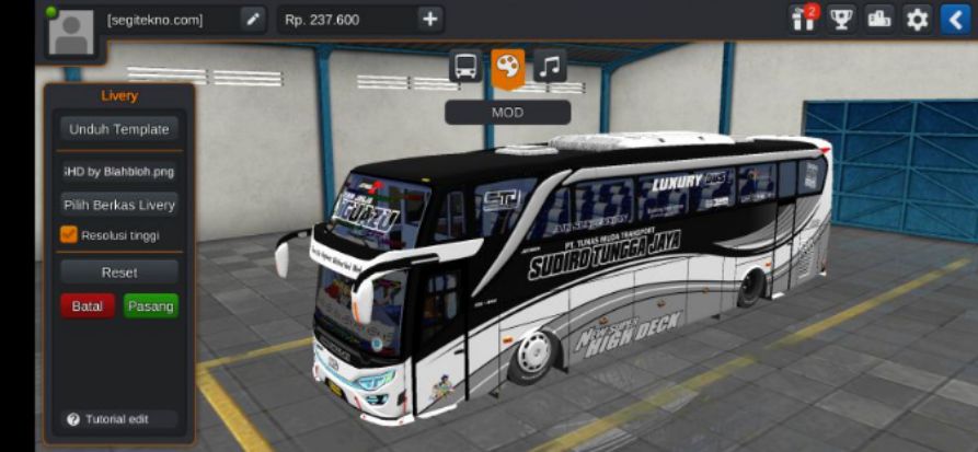 Download Mod Bussid SHD STJ