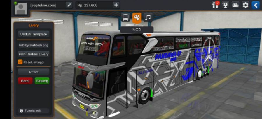Download Mod Bussid UHD Pandwa 87