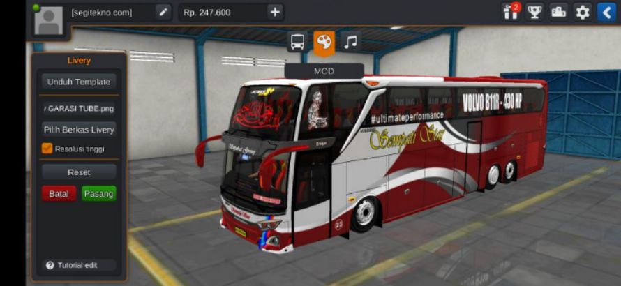 Download Mod Bussid UHD Sempati Star