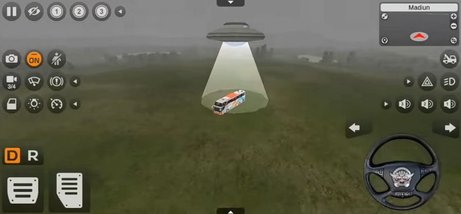 Lokasi Easter Egg Bussid UFO