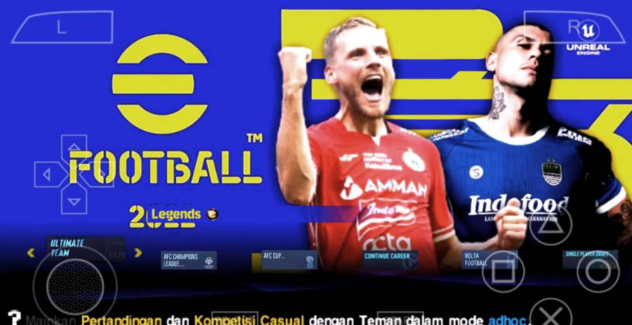 PES 2022 PPSSPP Liga Indonesia Ukuran Kecil