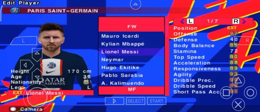 Download PES 2023 PPSSPP Pemain Mirip Aslinya
