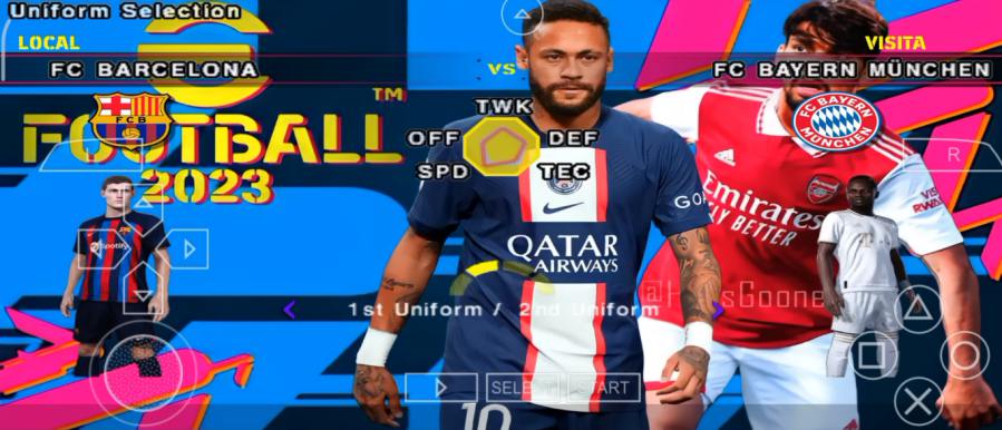 Download PES 2023 PPSSPP Kit Update Terbaru