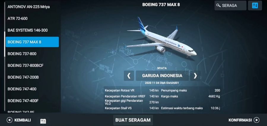 Real Flight Simulator MOD APK Unlock Semua Pesawat