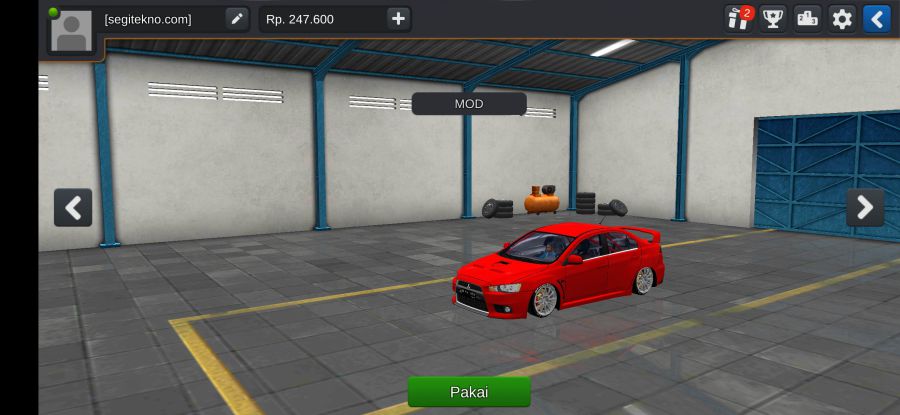Download Mod Bussid Garasi Drift Nissan 180SX