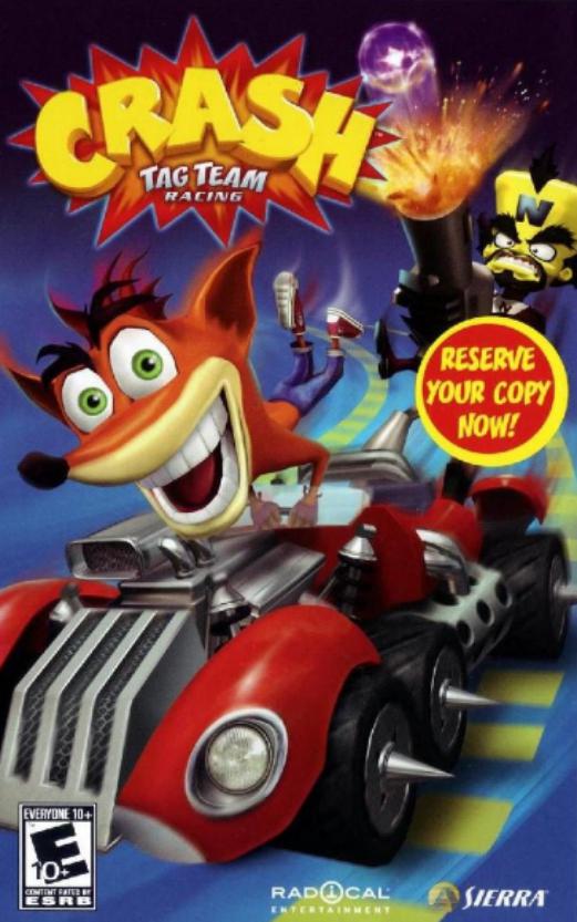 Game Racing PPSSPP Crash Tag Team Racing
