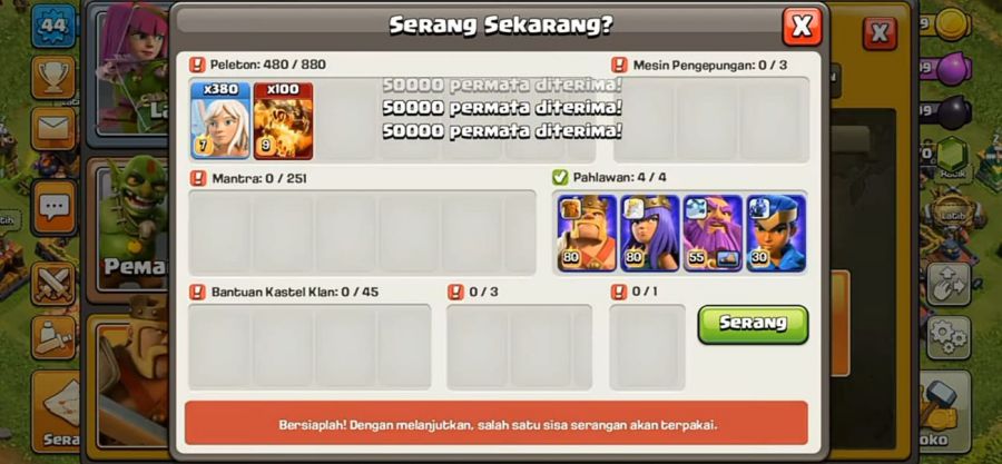 Download COC Mod APK Unlimited Troops