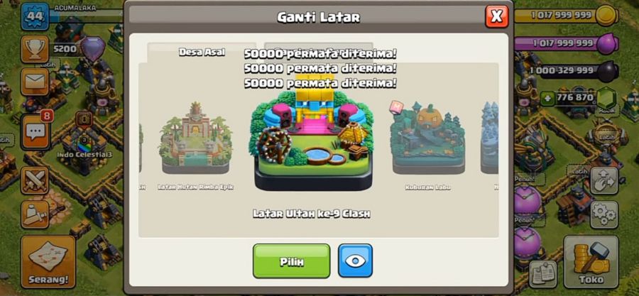 Download COC Mod APK Unlock All Background