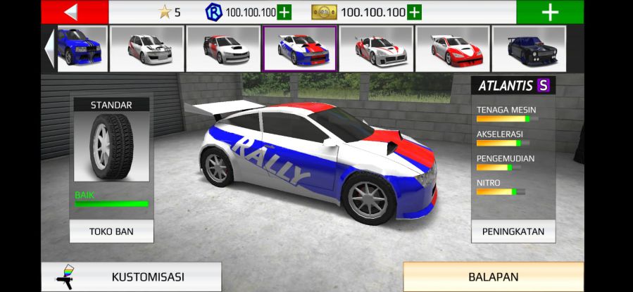 Download Rally Fury Mod Apk Unlimited Credit Unlimited Token