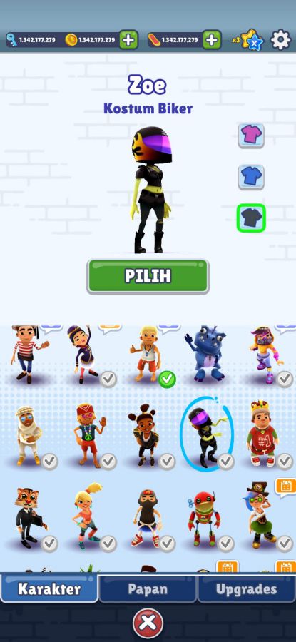 Subway Surfers Mod Apk Unlock All Skin