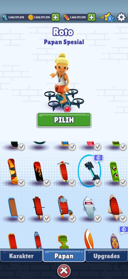 Subway Surfers Mod Apk Unlock All Hoverboard
