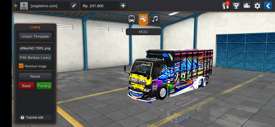 Download Mod Bussid Truk Kontes Sujama