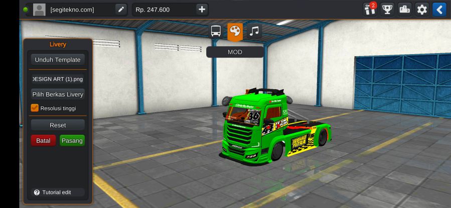 Download Mod Bussid Truk Kontes Racing