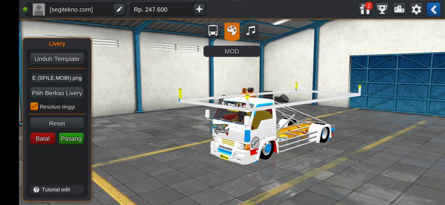 Download Mod Bussid Truk Kontes Tamiya