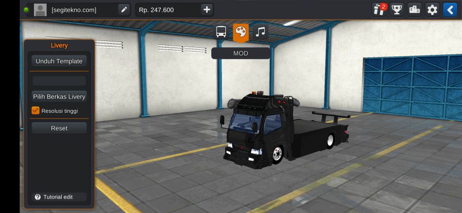 Download Mod Bussid Truk Kontes Racing Style