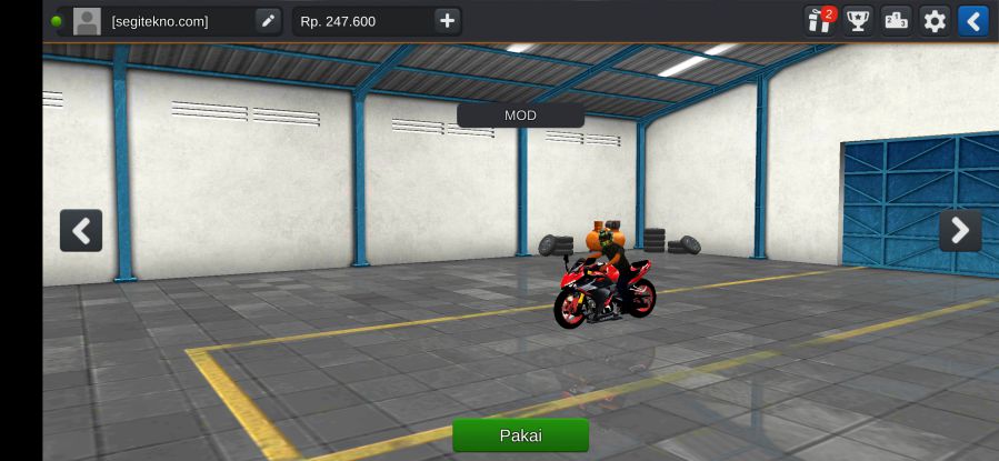 Download Mod Bussid CBR Racing