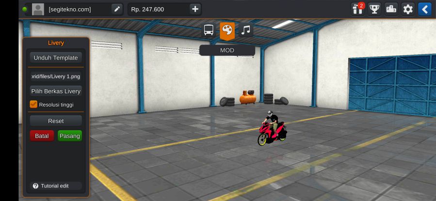 Download Mod Bussid Vario Drag