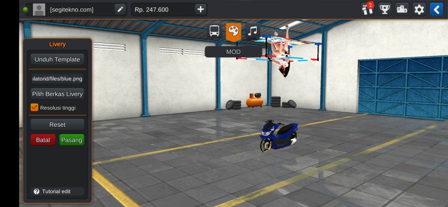 Download Mod Bussid PCX Full Modif