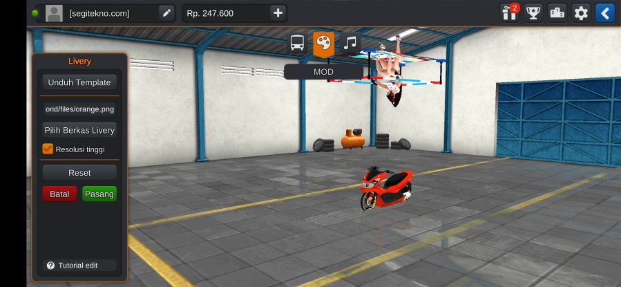 Download Mod Bussid PCX Thailook