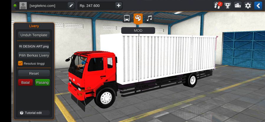 Download Mod Bussid Truck UD Nissan