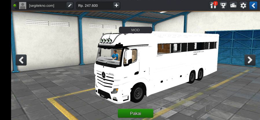Download Mod Bussid Truck Mercedes-Benz