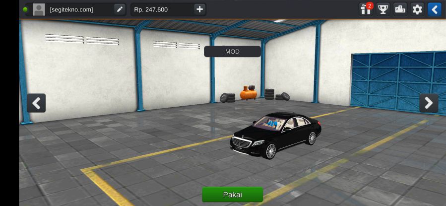 Download Mod Bussid Mercedes-Benz S500 W222
