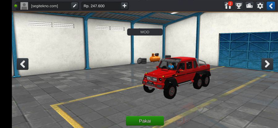 Download Mod Bussid Mercedes-Benz G63 AMG 6x6