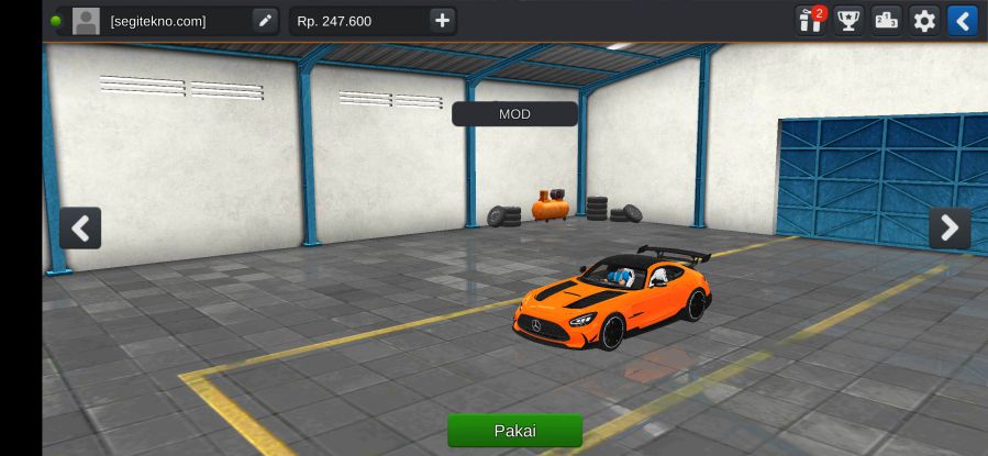 Download Mod Bussid Mercedes-Benz AMG GT Black Series