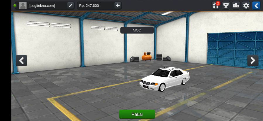 Download Mod Bussid Mercedes-Benz W202 C55 AMG 1998