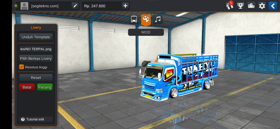 Download Mod Bussid Truck M18 ChmaberGang