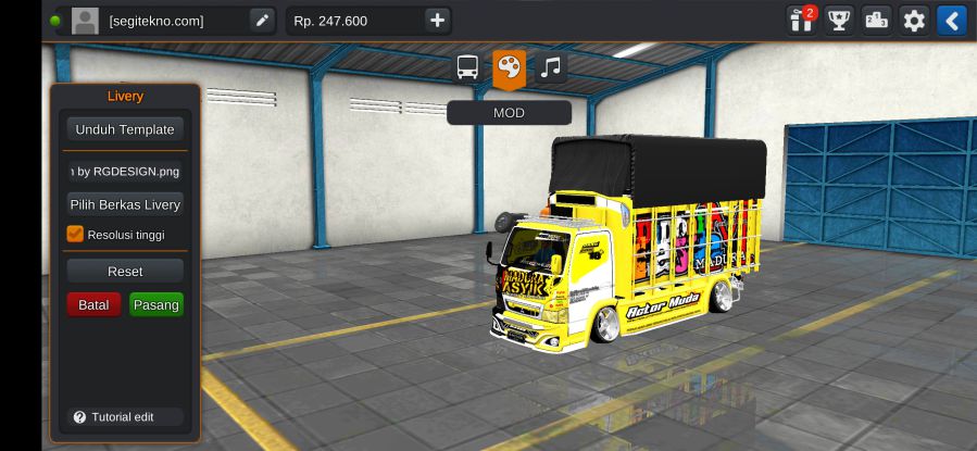 Download Mod Bussid Truck M18 Madura Asyik