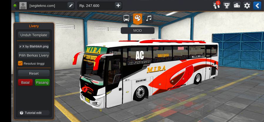 Download Mod Bussid Scorpion X Mira