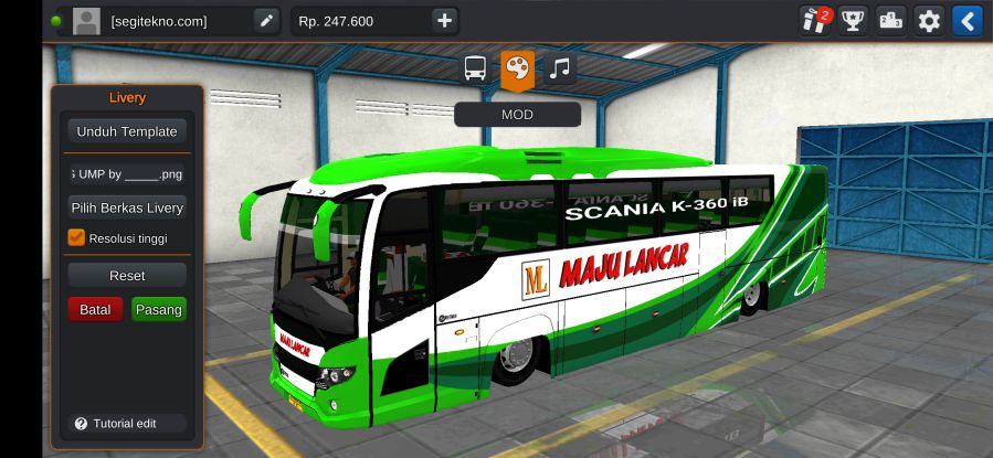 Download Mod Bussid Scorpion King Maju Lancar