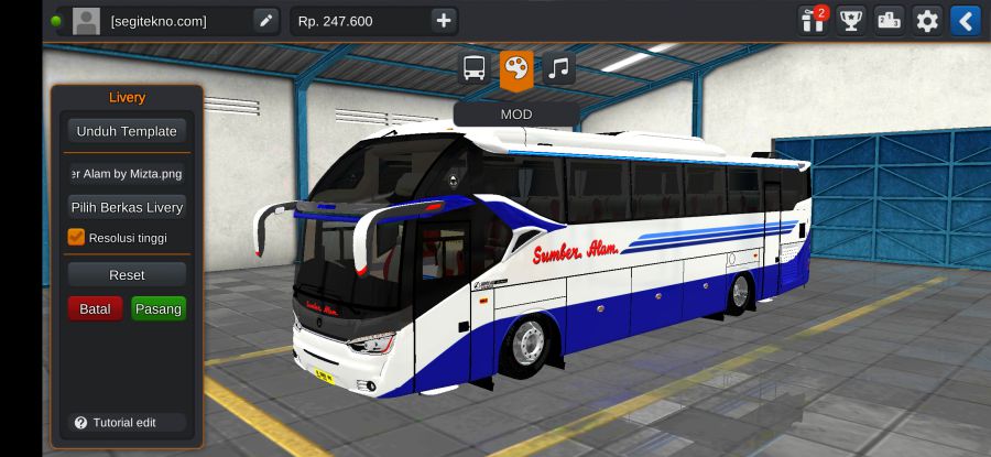Download Mod Bussid Sumber Alam SR2 ECE R66