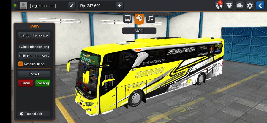 Download Mod Bussid Subur Jaya HDD SG RN Tweety