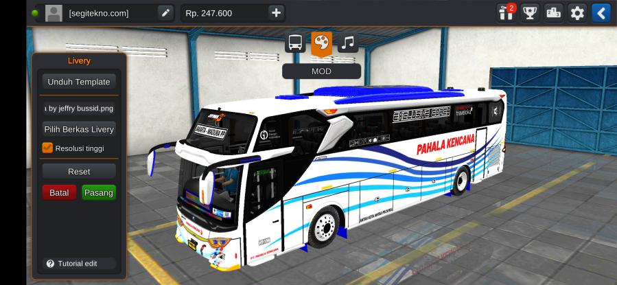 Download Mod Bussid Pahala Kencana HDD