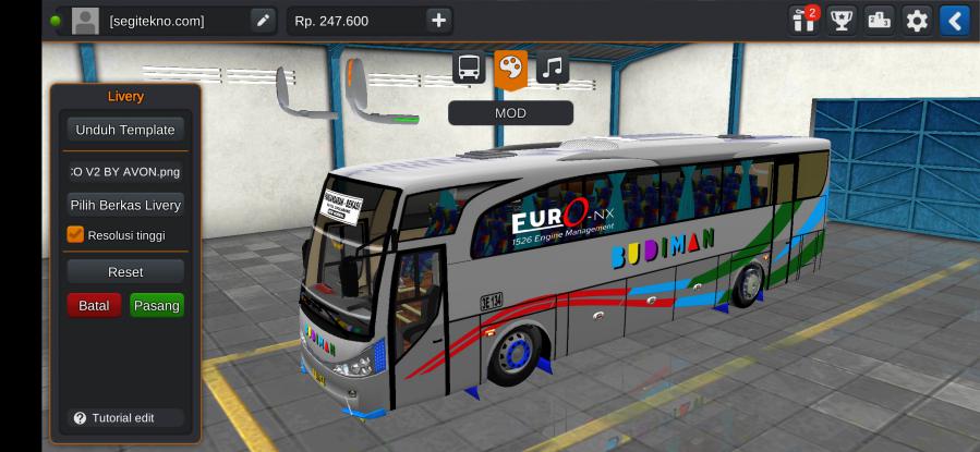 Download Mod Bussid Budiman Marcopolo