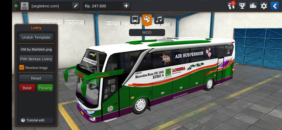 Download Mod Bussid Lorena JB3 SHD