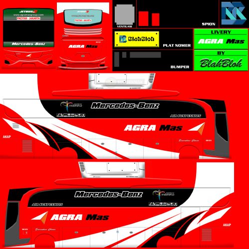 Download Livery Bussid Agra Mas HD Ori